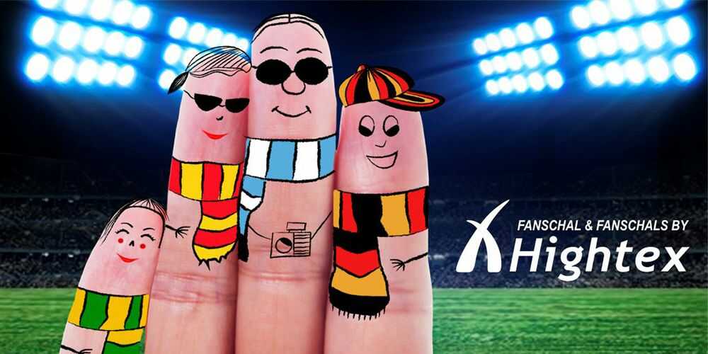 Kinder Fanschals gestrickt vom Fanschal Hersteller -  Fanschalstrickerei